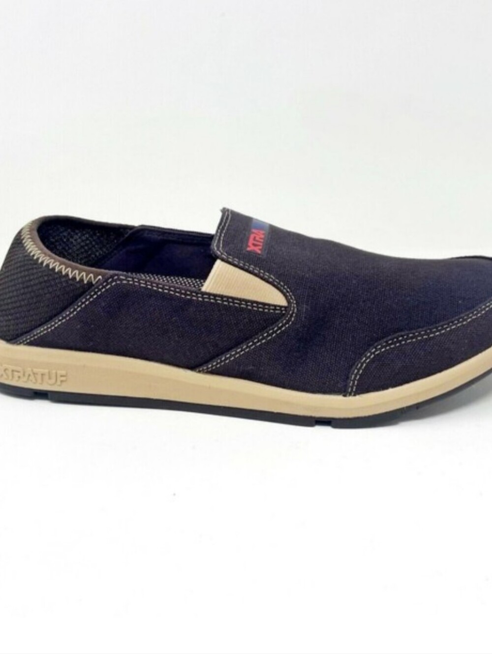 XtraTuf Yellowtail Chocolate Tan Slip Resistant Canvas Mens Work Shoes XMH 900